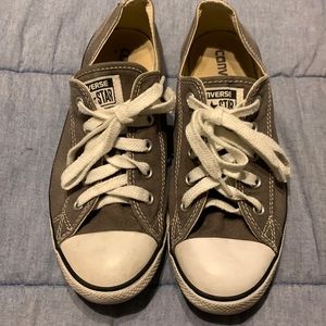 Converse size 7-green/gray